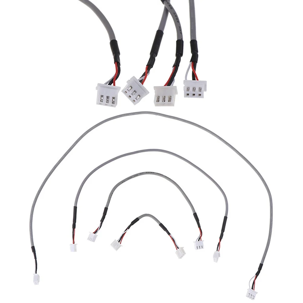 5pcs For XH2.54 3Pin Connector Audio Signal 2.0 Channel Shielding Input Cable 10/20/30/50cm Dual-Ended Audio Cable Tools Parts