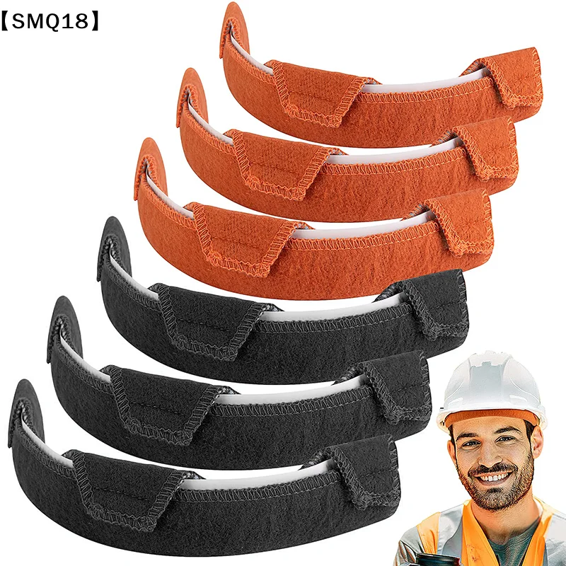 2/6pcs Helmet Sweatbands Hard Hat Welding Sweat Band Cushion Sweatband Helmet Comforter Pad For Summer Headband Sweatband【SMQ】
