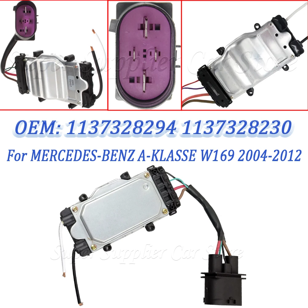 

Fits For Mercedes-Benz A B Class Car Engine Radiator Cooling Fan Control Module New 1137328294 1137328230 1137328159 1137328616
