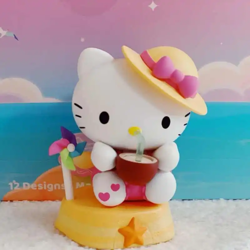 Sanrio Blind Box Hallo Kitty Cinna moroll kleine Insel Serie Kawaii Anime Spielzeug Modell Puppe Sammlung Mystery Box Geschenk Spielzeug