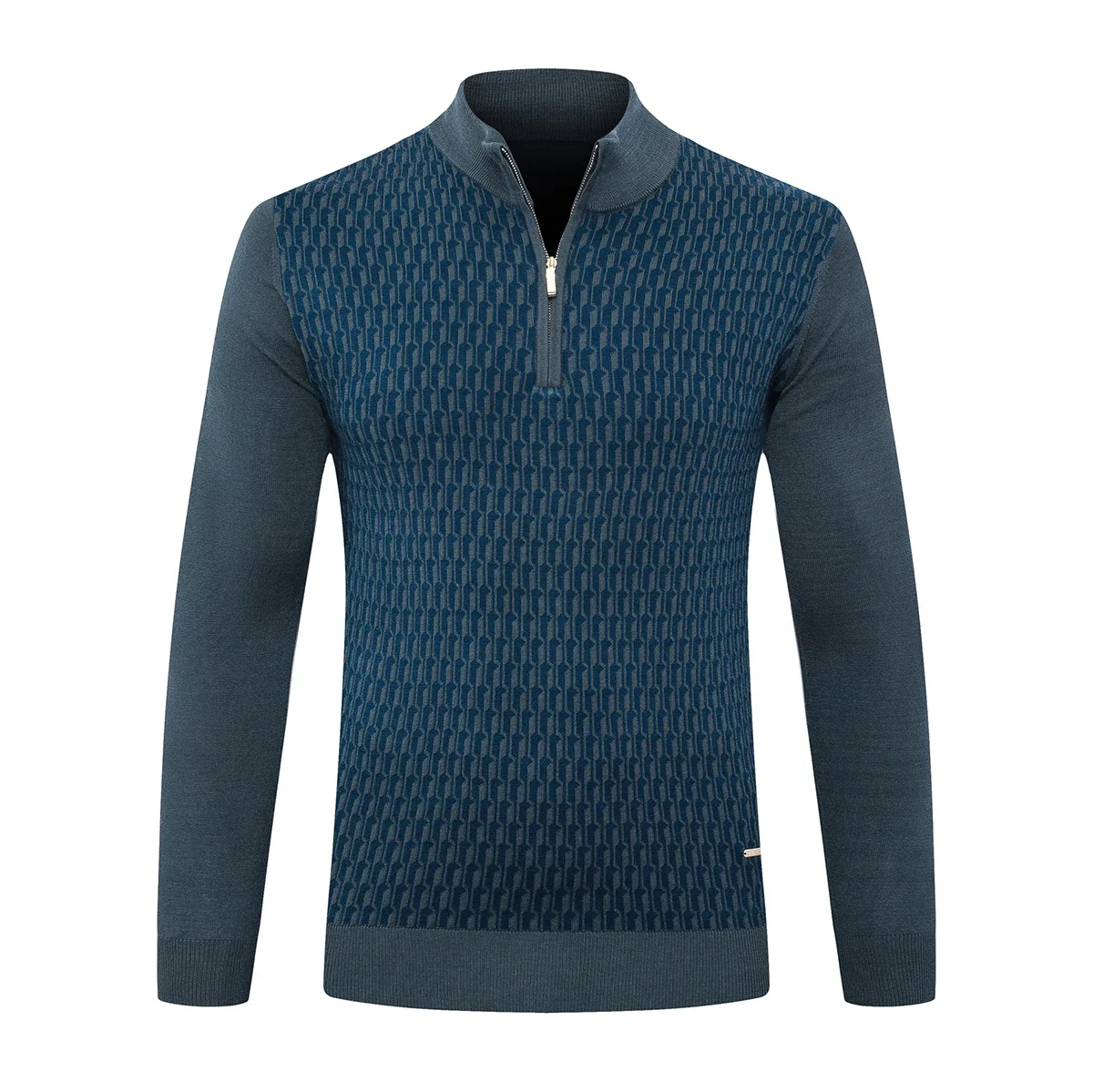 

BILLIONAIRE BLKA CPTG Sweater wool men's 2025 new warm high-quality casual fashion knitting elastic stand collar big size M-5XL