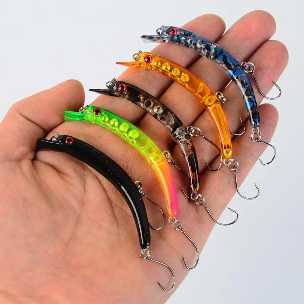 

Realistic Fish Lure Fishing Bait Compact Mini Size Artificial Hard Bait Fishing Lure with Simulated Fish Eyes for Anglers
