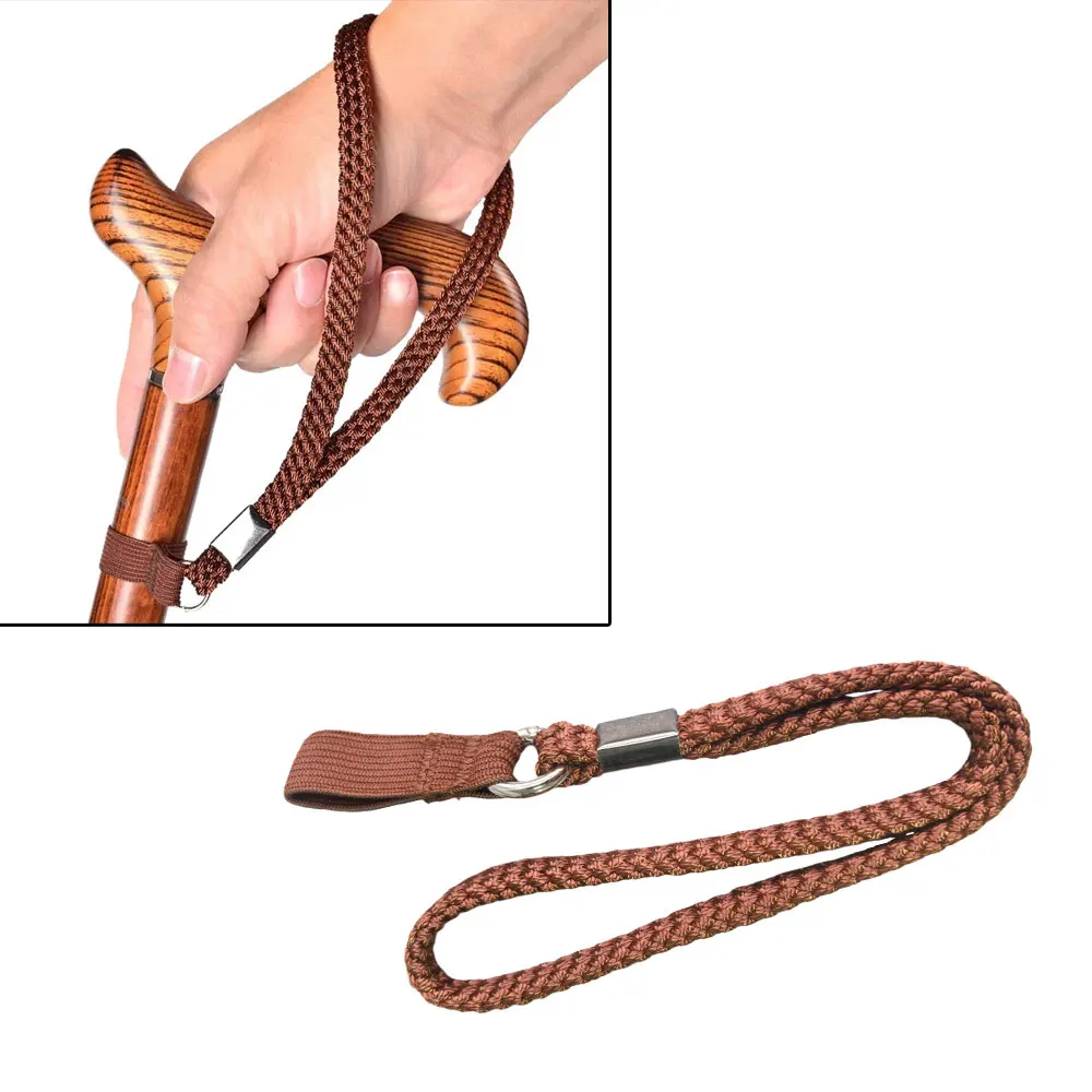 4Pcs Walking Cane Wrist Strap Anti-loss Anti Slip Nylon Hand Strap Trekking Pole Holder Climbing Stick Support Outdoor Use