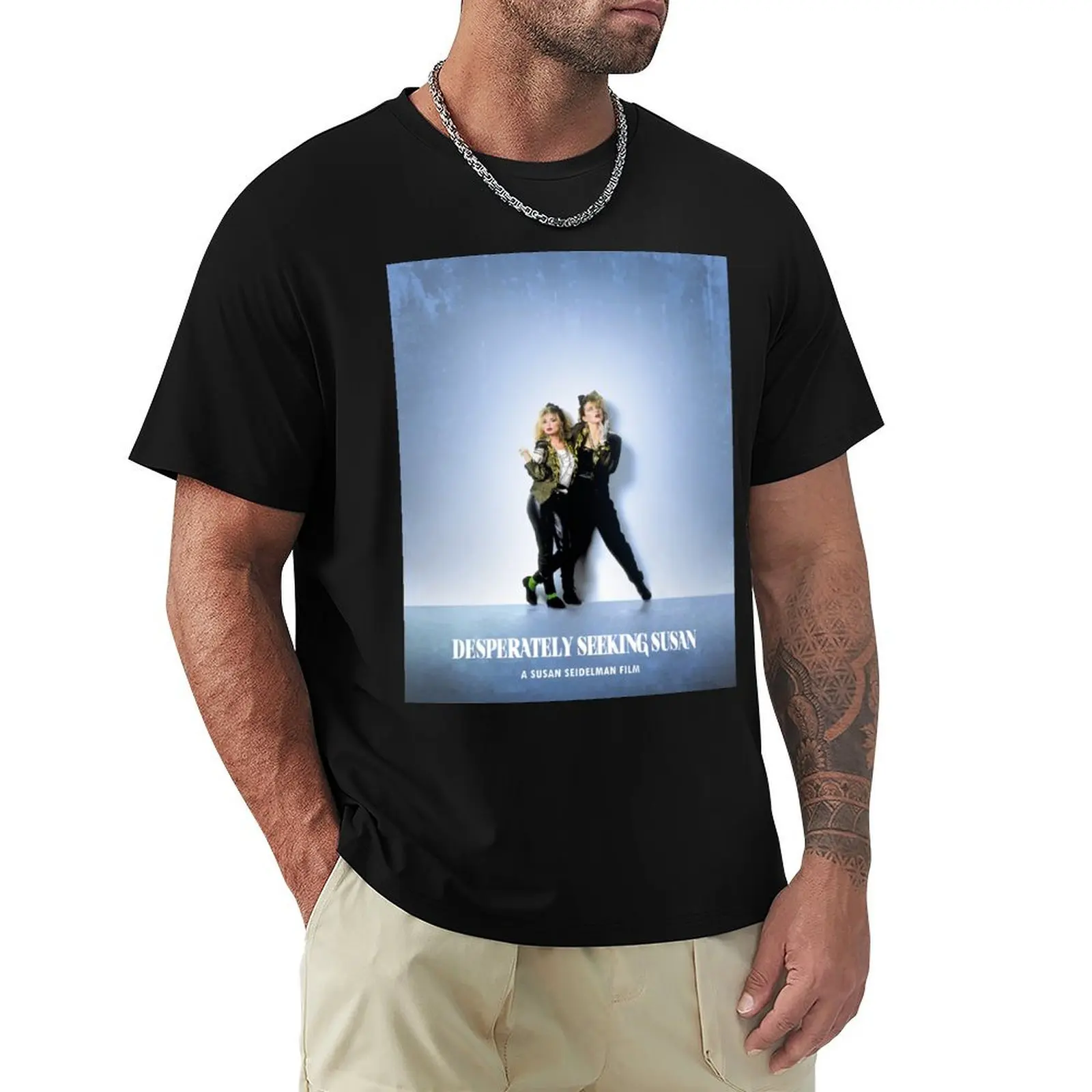 Desperately Seeking Susan T-Shirt Trendy Print Short Sleeve T-Shirt