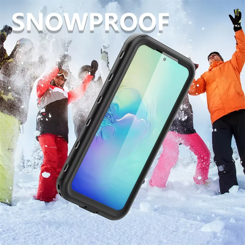 Wodoodporne etui na telefon Samsung Galaxy A17 A16 A57 A54 A53 A55 A56 A35 A36 A25 A26 IP68, odporne na wstrząsy, do nurkowania, pływania, sportów outdoorowych. — zdjęcie produktu 4