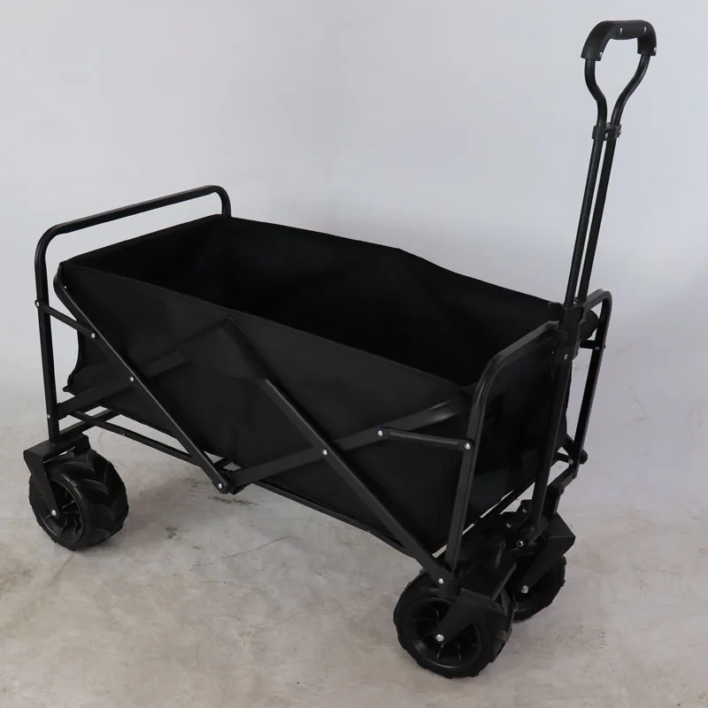 

Applicable to High Quality 4-Wheel Foldable Fishing Trolley Outdoor Garden Camping Beach Wagon High Quality Material Handli