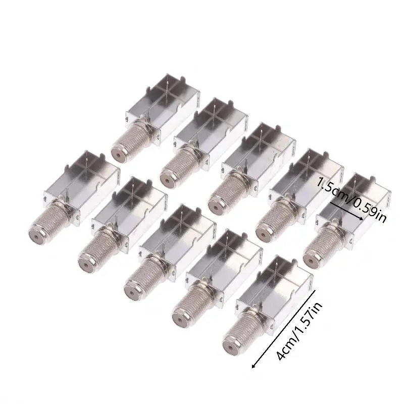 5/10Pcs M Shielding Box Coaxial Cable Connector IF 2414F With Integrated Imperial Threaded Connector High-Speed Data Transfer