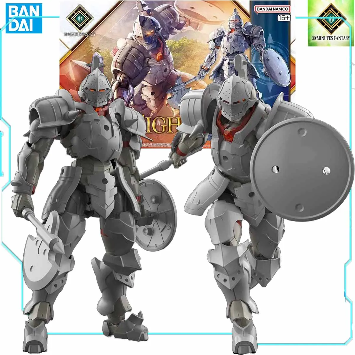 

In Stock BANDAI Genuine Model Kit 30 MINUTES FANTASY LIBER WARRIOR Anime Action Figures Assembly Model Collection Gift Toys