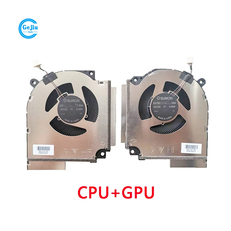 

NEW ORIGINAL Laptop Replacement CPU GPU Cooling Fan for HP OMEN 11 TPN-Q304 16-AM P30014-001 P30015-001