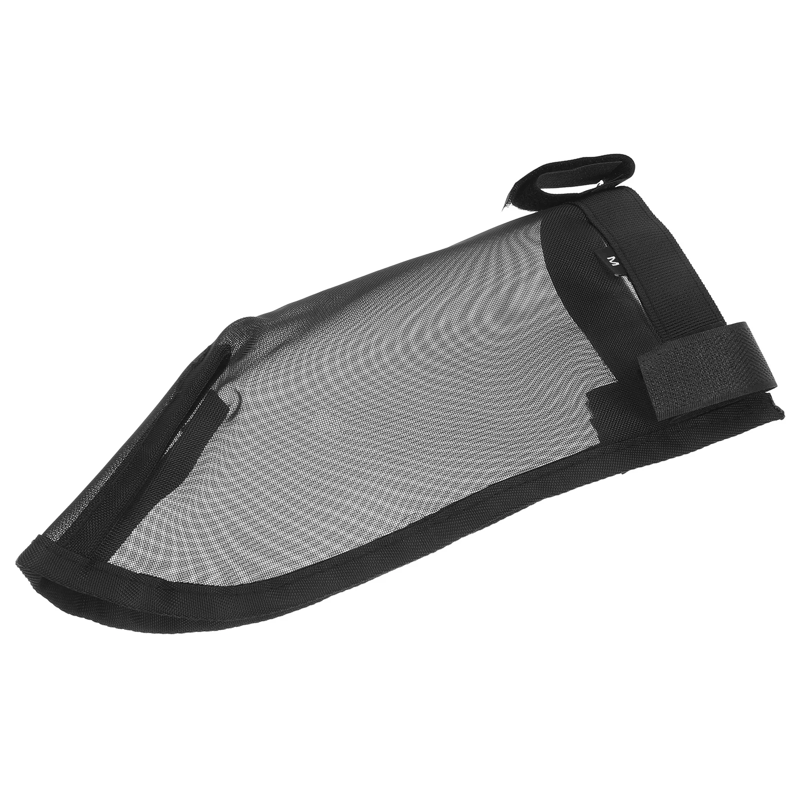 غطاء أنف حصان مسامي، تصميم شبكي رفيع لحماية حاجز الذبابة، للاستخدام الخارجي، سهل الارتداء مع رسن