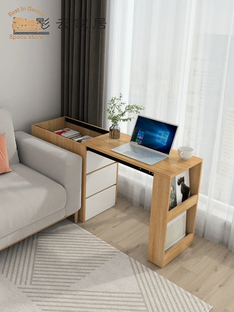 Beiying Cloud Home's sliding desk, sofa, side cabinet, living room, bedroom, a few corners, a few narrow cabinets with gaps