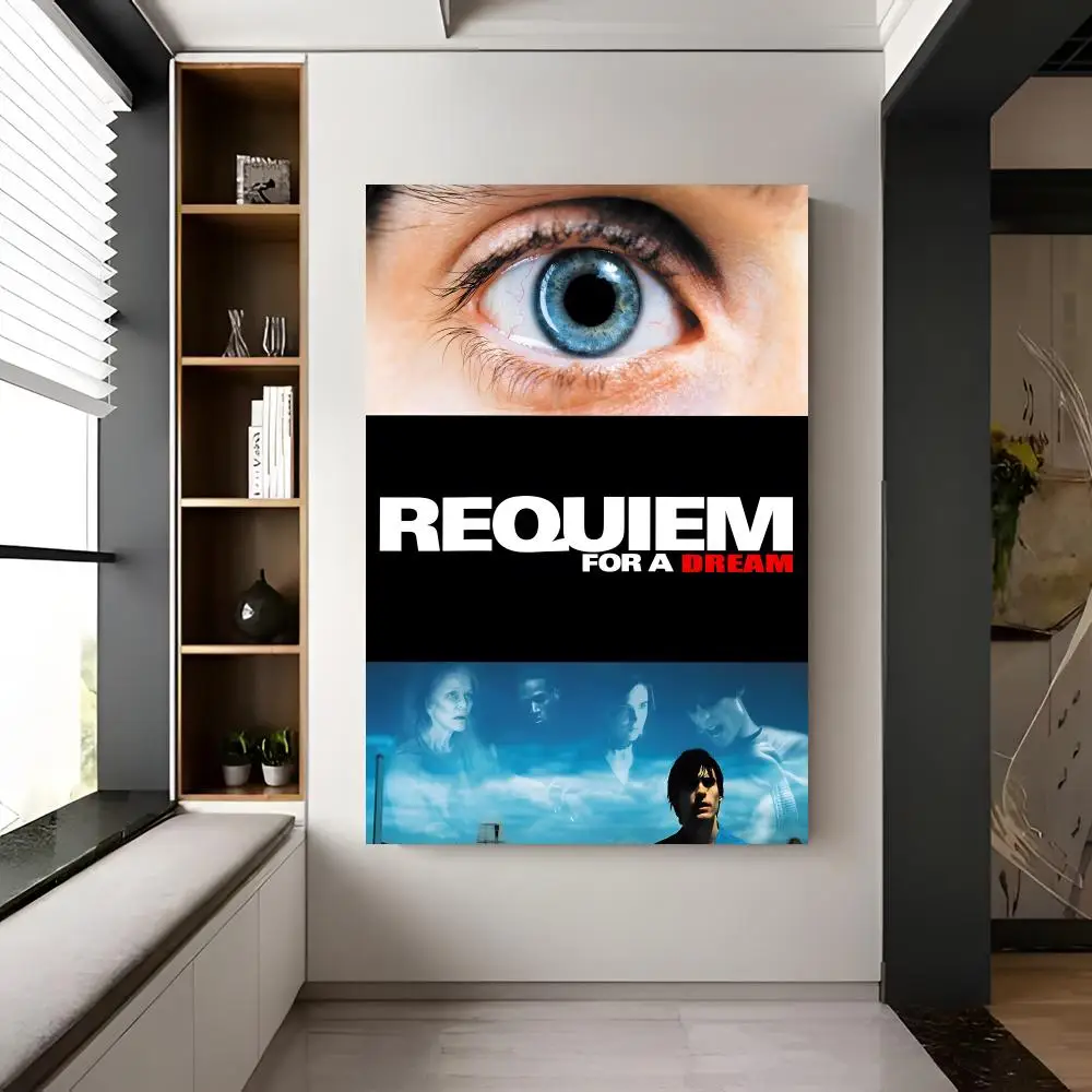 Movie Drama Requiem For A Dream Poster Modern Wall Decor Collection for Home Design