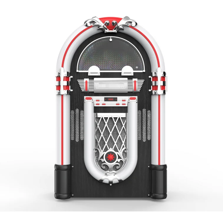 Máquina de Música Digital Wurlitzer, Jukebox Retro, Jukebox Clásica, Reproductor de Jukebox Grande en Venta