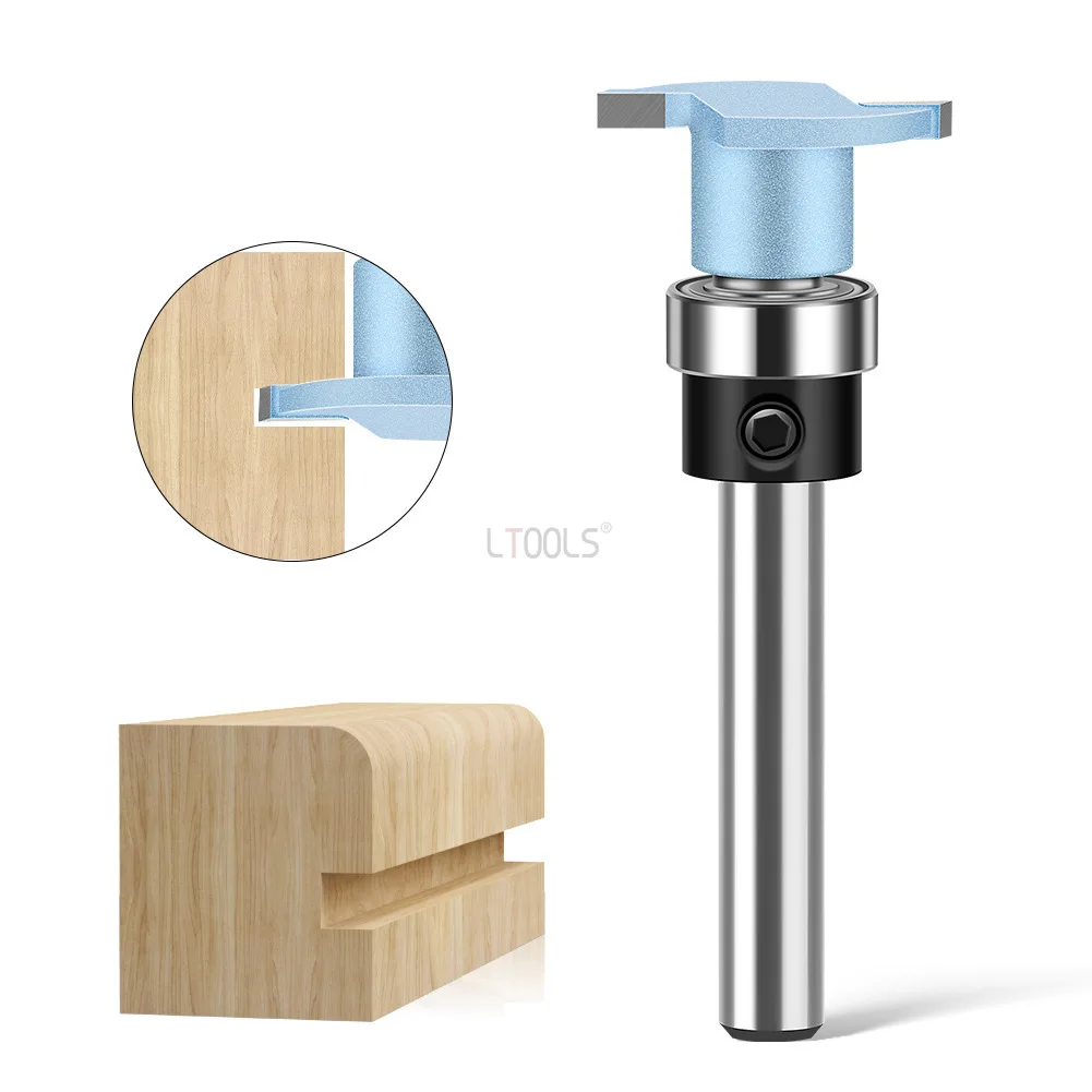 

6 мм 1/4 "хостовой подшипник, прямая фреза, копия, обрезной резак, линейный резак, обрезной станок, фреза, деревообрабатывающие инструменты