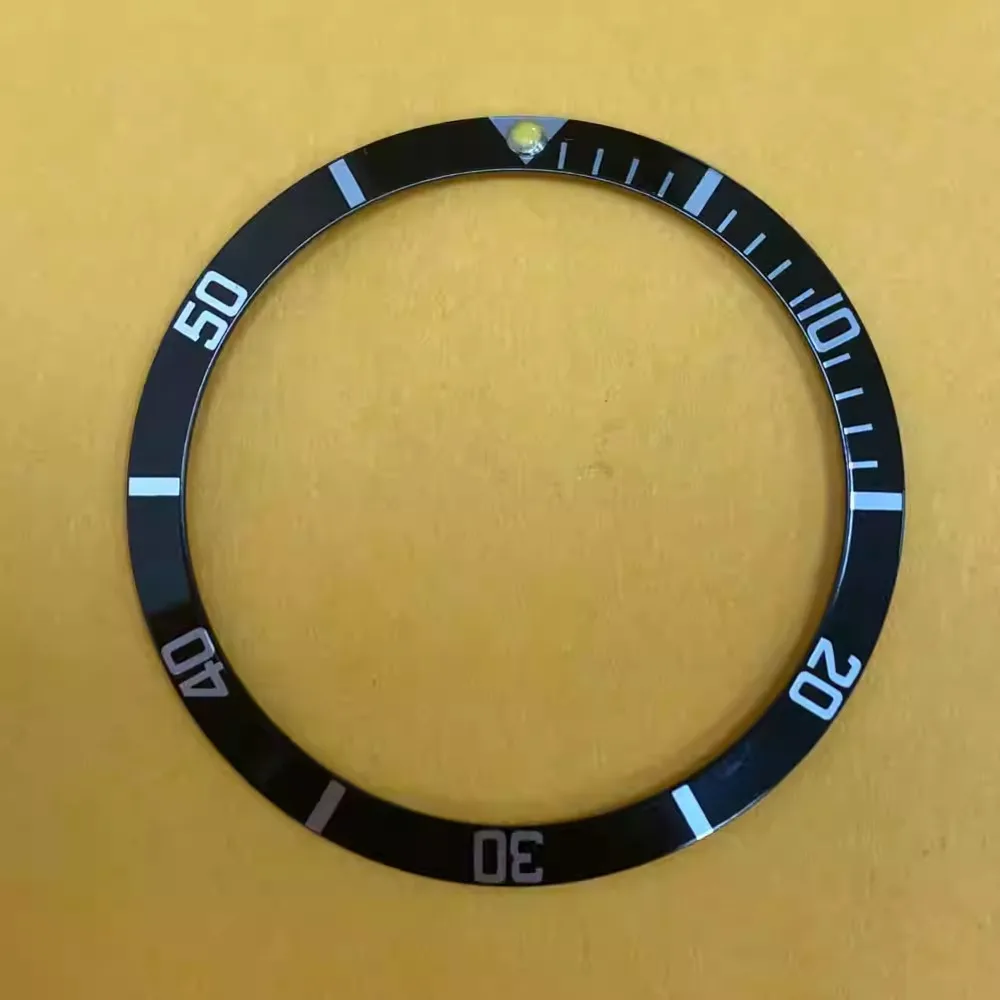 Outer Diameter 36.5mm Inner Diameter 30.7mm Vintage Number Aluminum Bezel Watch Accessories Watchmods