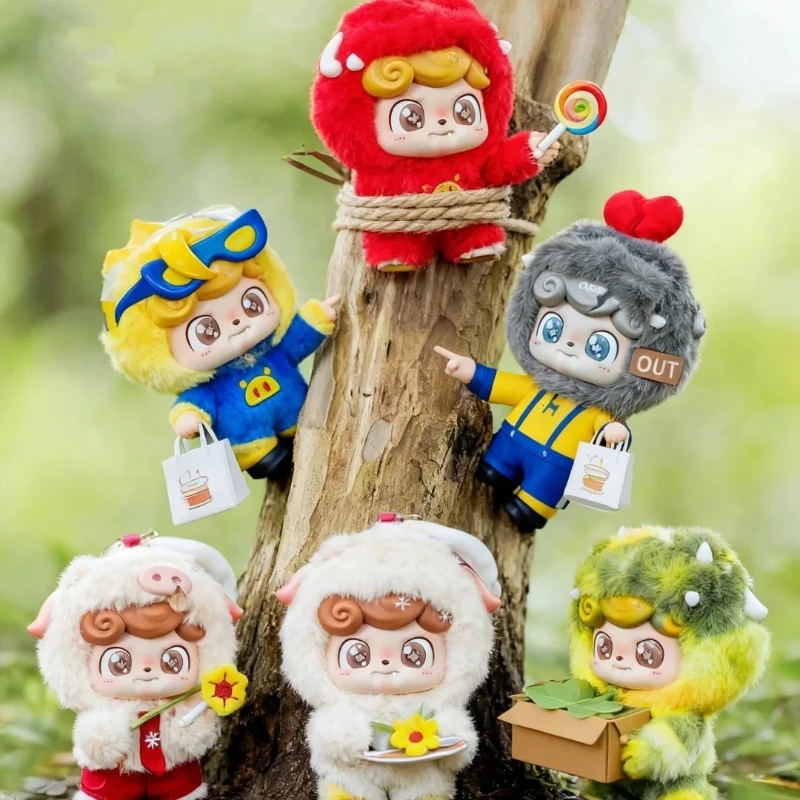 جديد Q.Kid x GGBond سوبر برو سلسلة صندوق أعمى Kawaii أفخم الفينيل الدمى عمل الشكل صندوق غامض قلادة المفاتيح هدية عيد ميلاد