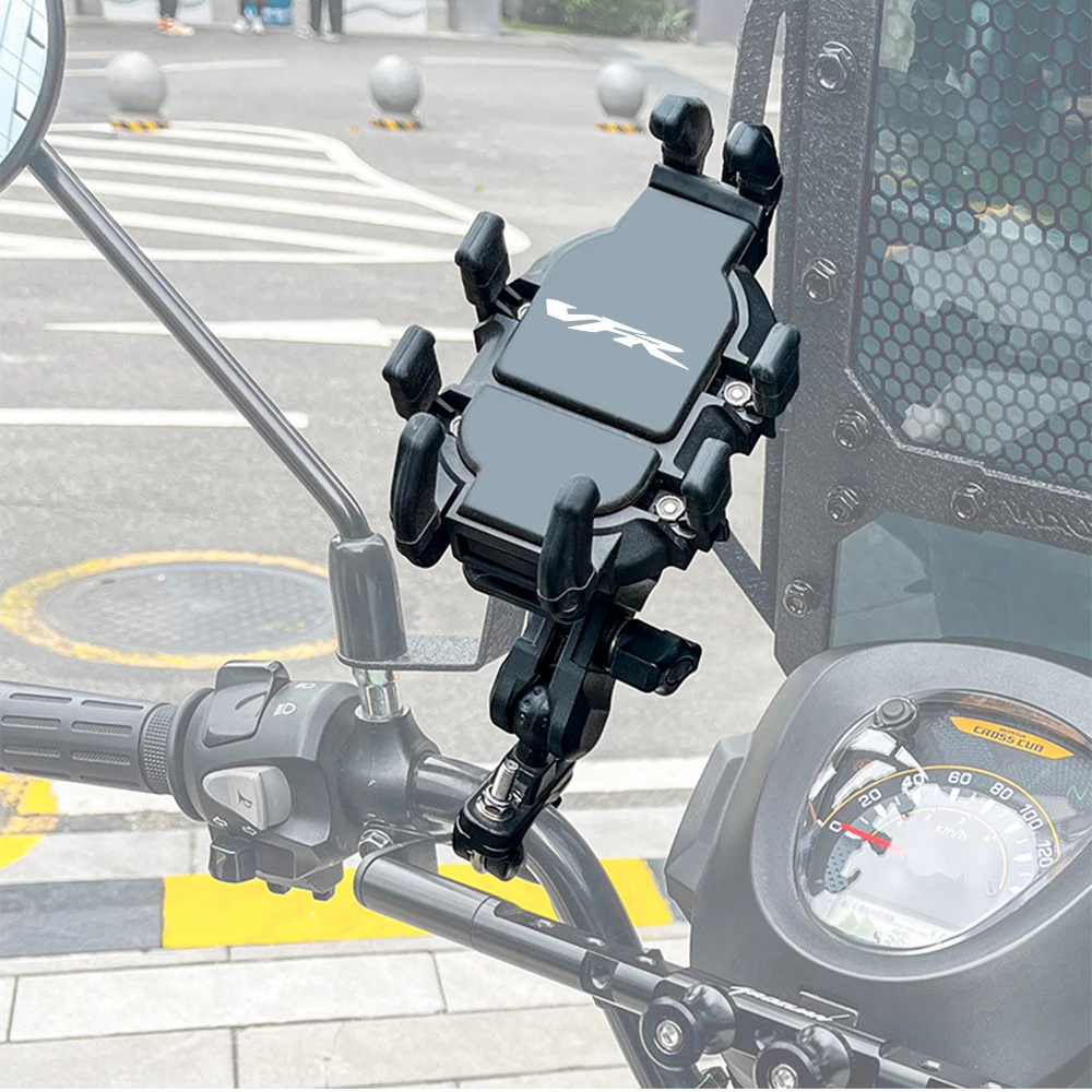 Motorcycle Phone Mount Non-Slip Pad Anti-Rust Anti-Shake Holder For VFR 800X CROSSRUNNER VFR 1200X CROSSRUNNER VFR800 VFR1200