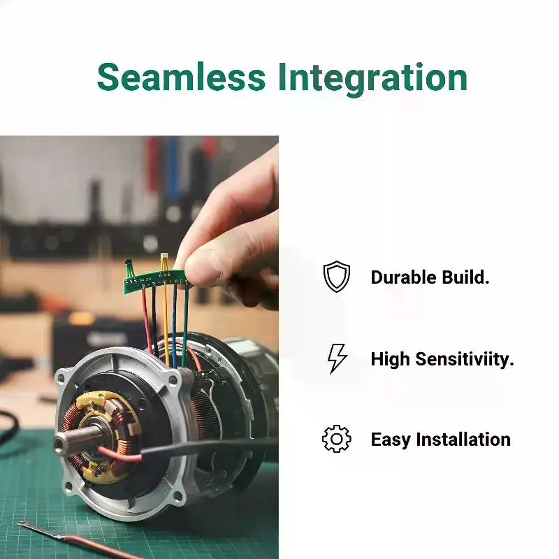 213 Brushless DC Motor Hall Sensor 3147 Hall Element Board and Cable Stable Current Detection for E Bike Controller Repair