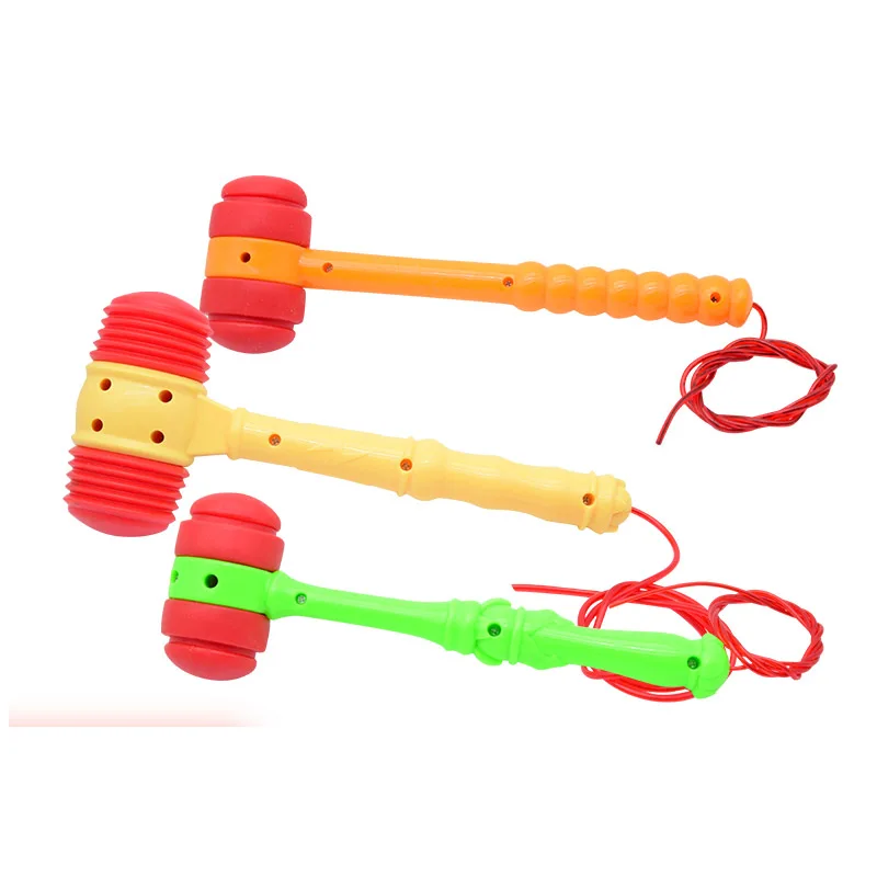 Accesorios de juego de hámster de salto de rana, martillo de esponja de plástico colorido con cuerda para niños, entretenimiento de rana, juego operado con monedas