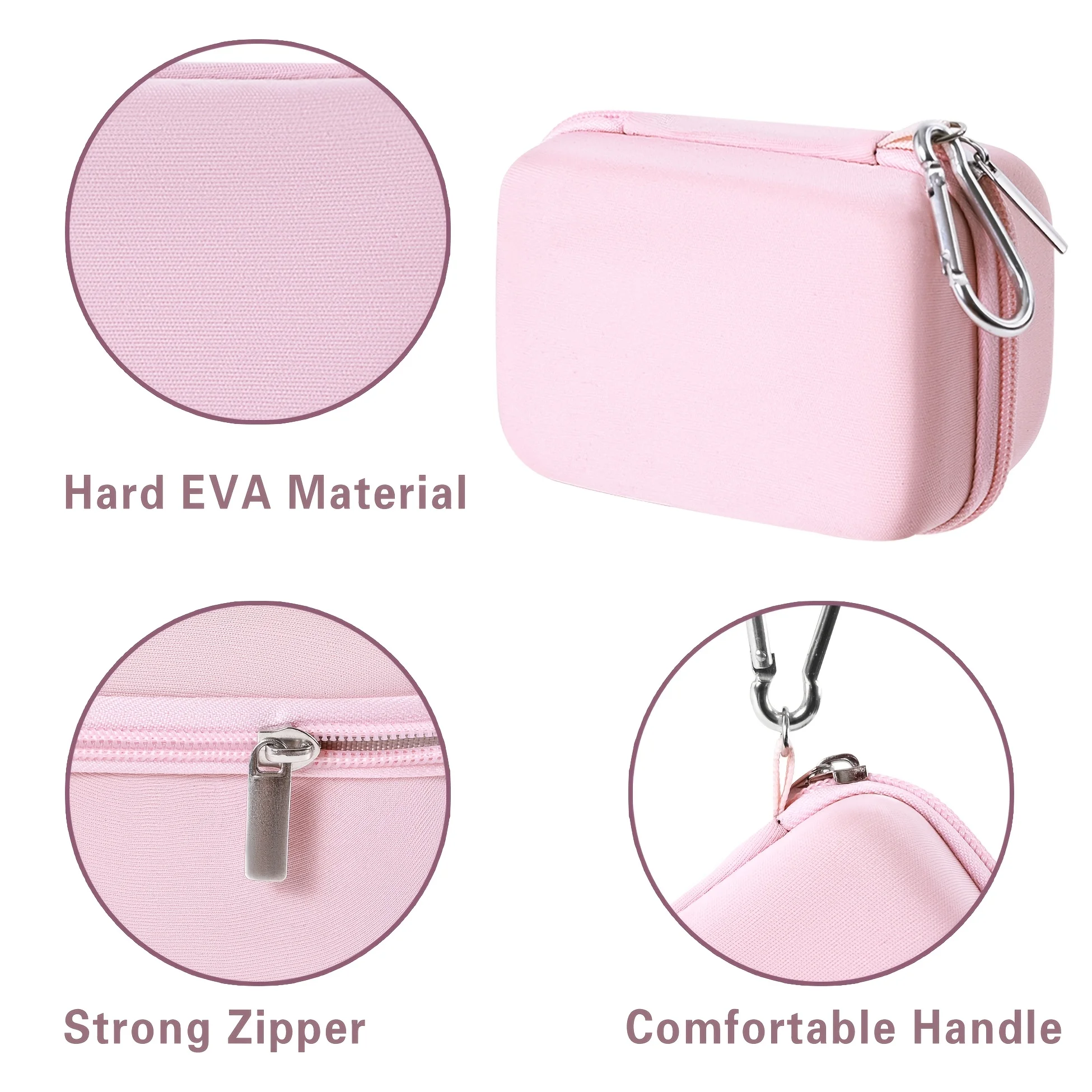 Hard EVA Protective Case for WPZ2 CameraPortable Waterproof Storage Bag for Outdoor Shooting and Travel with Anti-Theft Buckle image 3