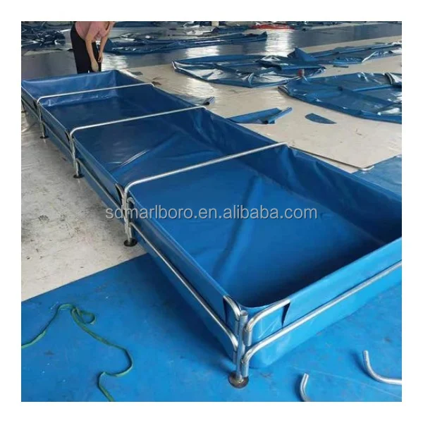 AIROW Custom Commercial High Quality Live Fish Transparent Outdoor Square Aquarium Fish Farm Tanks for Sale