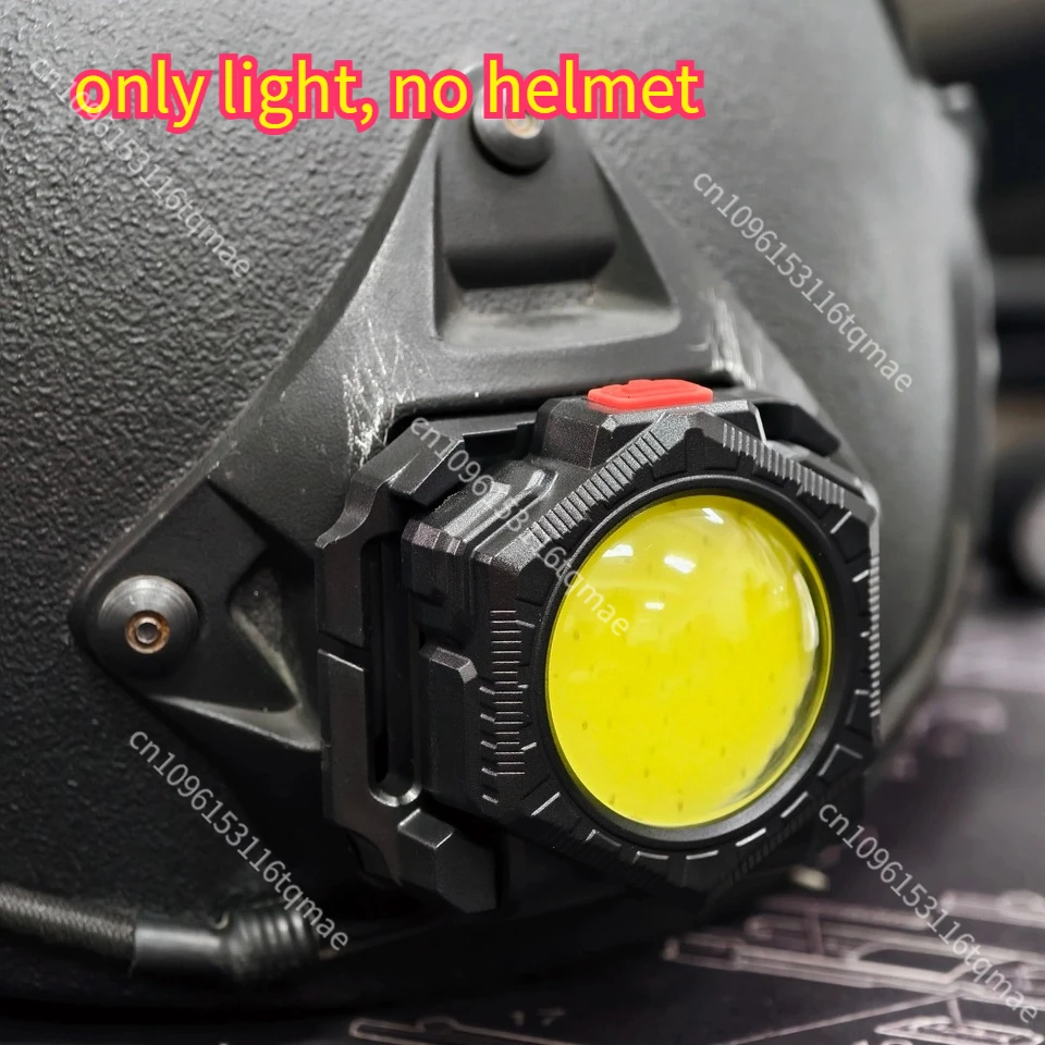 Multi-Purpose Tactical Helmet Light Accessory for Outdoor Work White And Red Light Warning Equipment Helmet-Mounted Flashlight