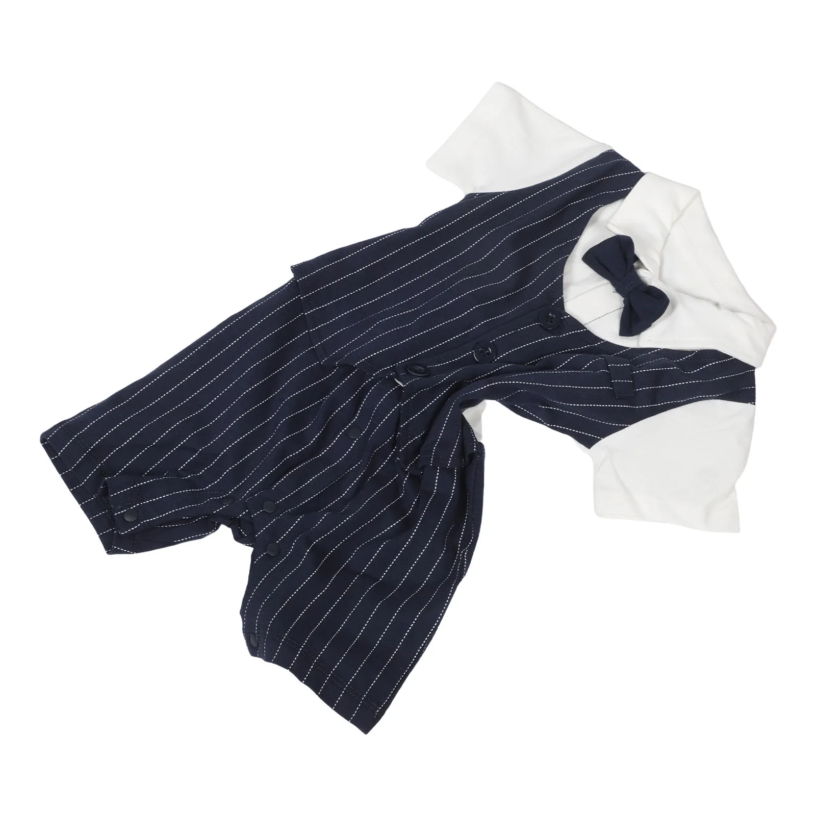 Cotton Baby Boy Romper Summer Short Sleeve Elegant British Design Gentleman Outfit for Wedding Baptism Party Newborn Boy Clothes