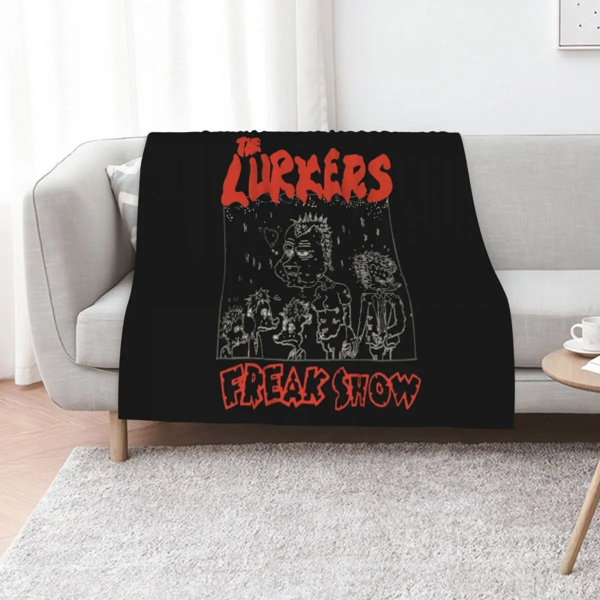 The Lurkers - Freak Show Throw Blanket Cozy Sofa Blanket for TV Watching Napping