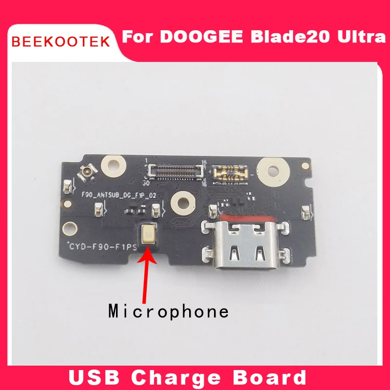 

Новая оригинальная плата DOOGEE Blade20 Ultra USB, порт зарядки с микрофоном для смартфона DOOGEE Blade20 Ultra