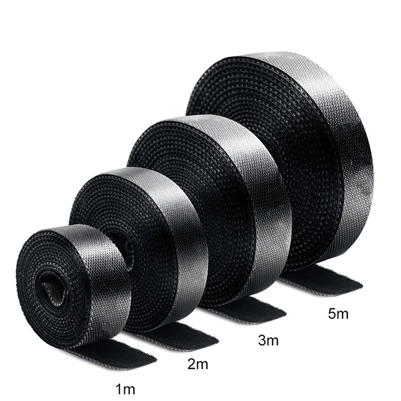 Cable Management Ties Reusable Organizer Tape For Wire USB Mouse Earphone Cord Storage for iPhone Xiaomi Samsung 5M 3M 2M 1M