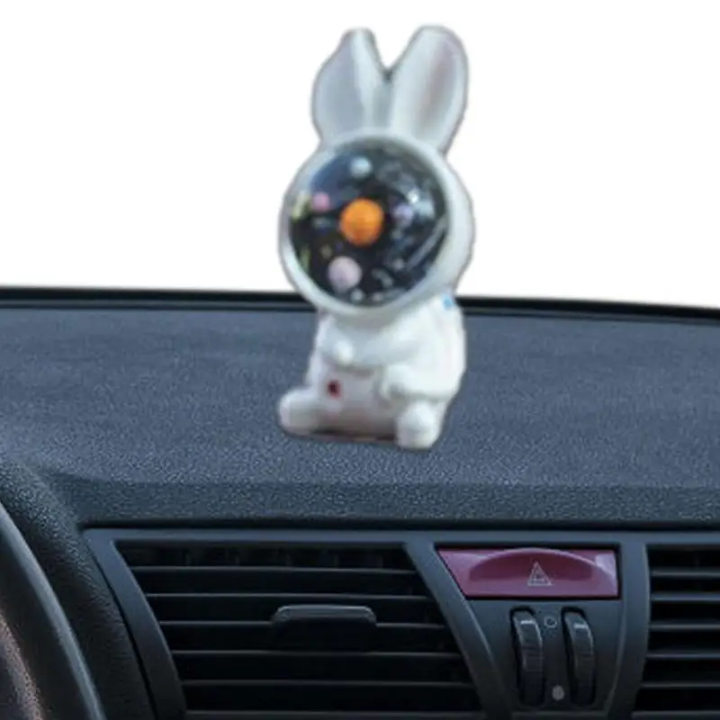 Cartoon Rabbit Car Hanging Accessories Cute Bear Dashboard Decorations Rearview Mirror Accessories for Automobils Interior