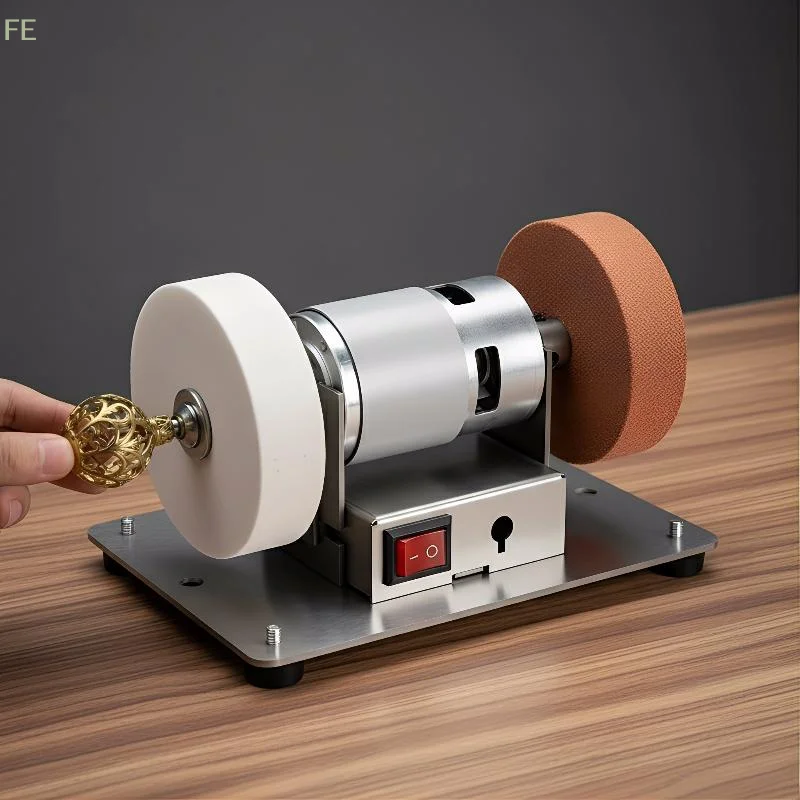[J] 220V Mini Tabletop Double-Head Grinding And Polishing Micro Electric Knife Sharpening Machine