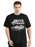 Awesome W201 Drive The Classic Car T-Shirt 190E Vintage Cars Graphic Tops Tees Men Clothing Cotton Tshirt Casual T Shirt