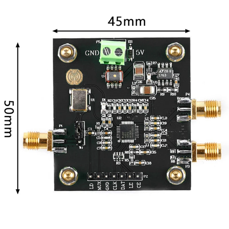 1 Piece ADF4351 Phase-Locked Loop Function Demo Board 35M-4.4Ghz RF Signal Source Frequency Synthesizer