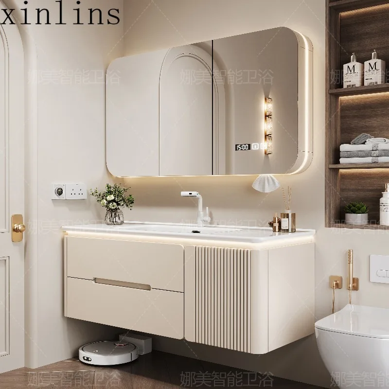 

Ceramics Washbasin Bathroom Cabinets Toilet Vintage Vanity Mirror Bathroom Cabinets Storage Shower Meuble Toilette Furniture