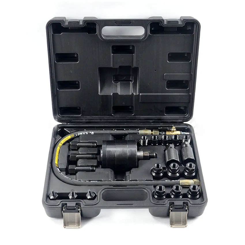 Novo injetor de combustível diesel common rail extrator pneumático ferramenta removedor de martelo kit de combinação extrator de remoção pneumática