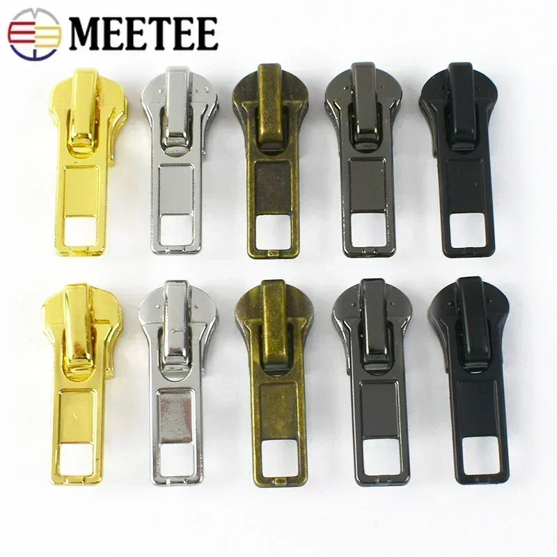 10/20 قطعة 3 #   5 #   سحاب منزلق للمعادن الراتنج البريديات حقيبة الملابس الأحذية ديكور السوستة مجتذب رئيس الملابس الخياطة إغلاق الملحقات