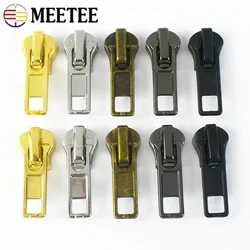 10/20Pcs 3# 5# Zipper Slider for Metal Resin Zips Bag Clothes Shoes Decor Zippers Puller Head Garment Sewing Closure Accessories