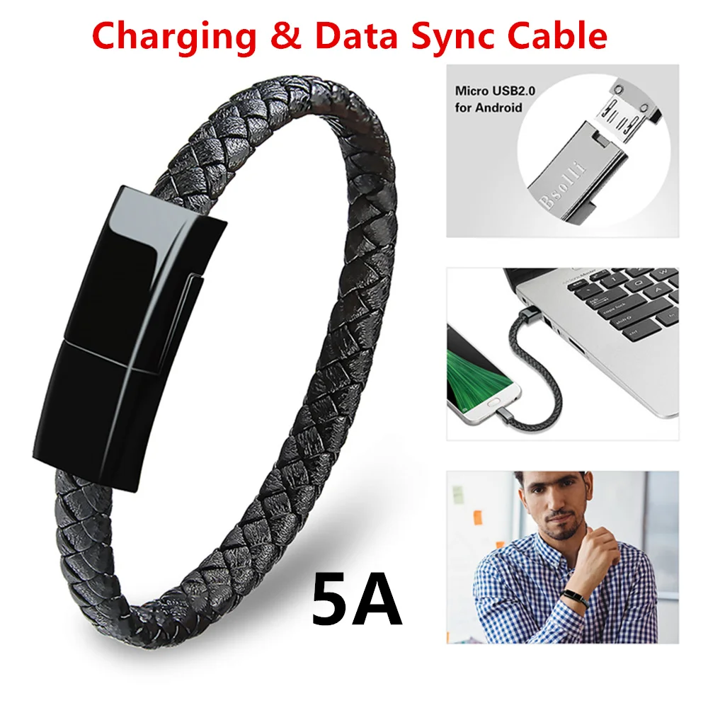 

Bracelet Data Charging Cord USB C for Micro Cable