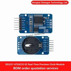 DS3231 AT24C32 IIC Module Precision Clock Module DS3231SN /DS3231M Memory Real Time 3.3V/5V Memory Module