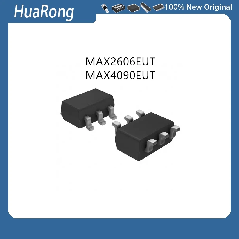 10Pcs/Lot   MAX2606EUT+T MAX2606EUT MAX2606 AABC MAX4090EUT MAX4090  SOT23-6