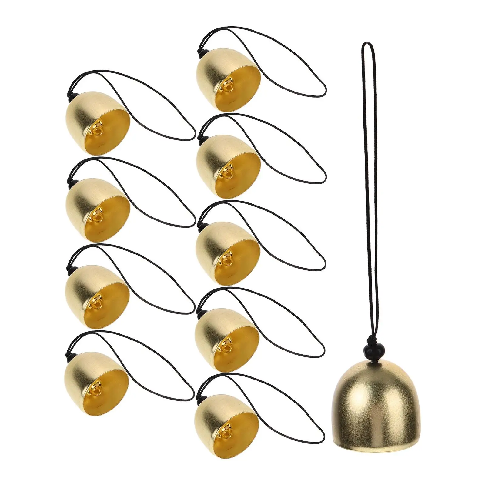 

Metal Bell Pendant Wind Chimes Copper Alloy Hanging Bells Christmas DIY Craft Decorative Cowbell nament Melodious