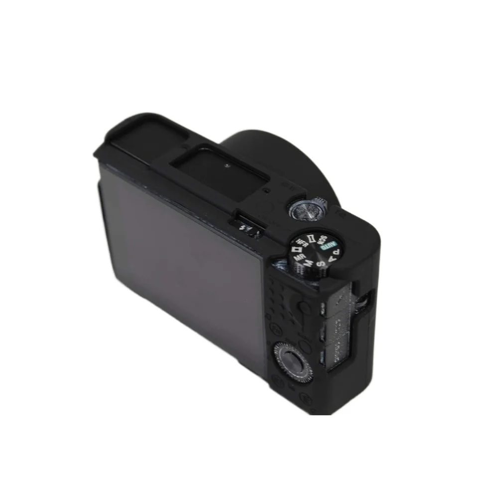 Miękkie silikonowe etui gumowe, do Sony RX100 VII, pokrowiec ochronny na aparat RX100 VII + darmowa folia hartowana — zdjęcie produktu 4