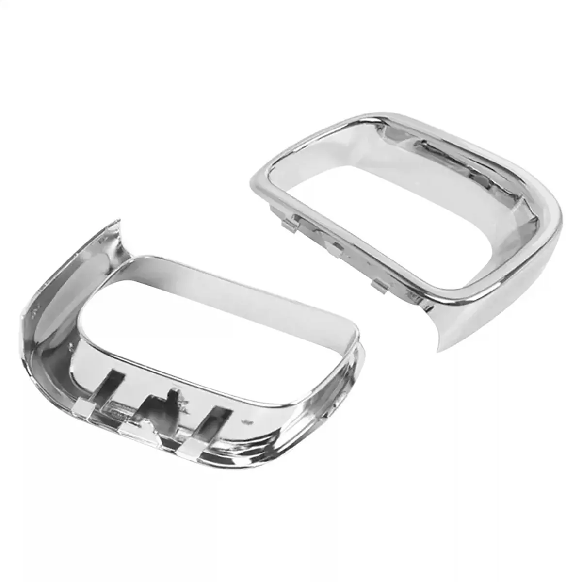 #87P Automotive Parts & Accessories,1Pair Front Air Duct Trim 51117337809 51117337810 for BMW MINI Cooper (Silver Plated)