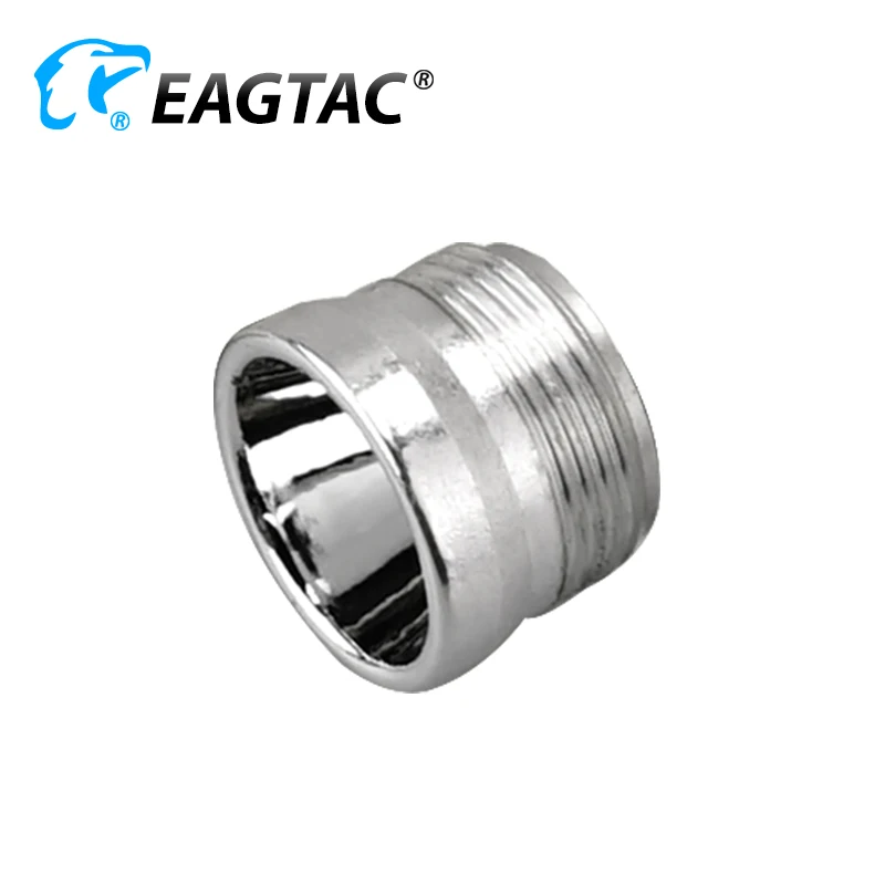 12.8mm(D) x 10mm(H) 3.1mm Emitter Hole Light Orange Peel Aluminum Reflector For EAGTAC PN20a2 XPG2 XPE2 SST20 Nichia...LED
