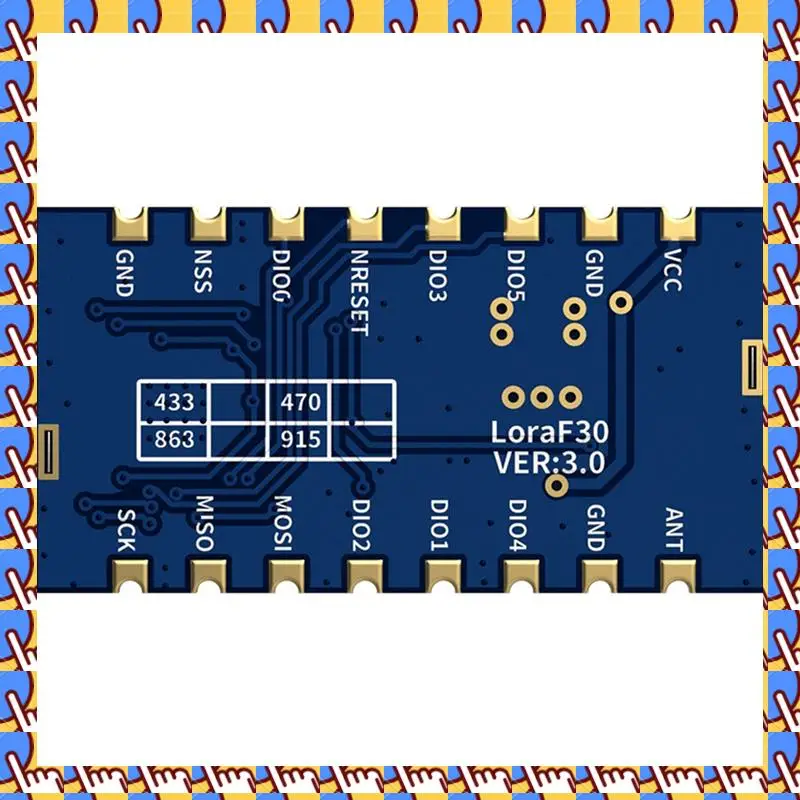 

A79I Беспроводной модуль Lora Радиочастотный трансивер Радиочастотный трансивер 400-460 МГц