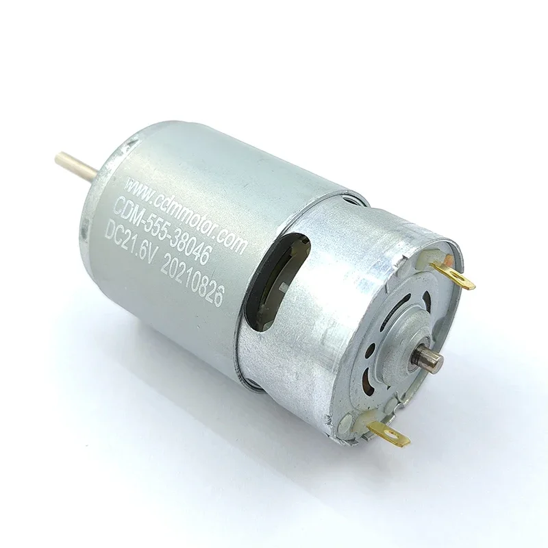 

RS-555 Mini 36mm High Torque DC Motor 13000RPM Front Ball Bearing Carbon Brush for 12V-24V DIY Hobby Toy Model