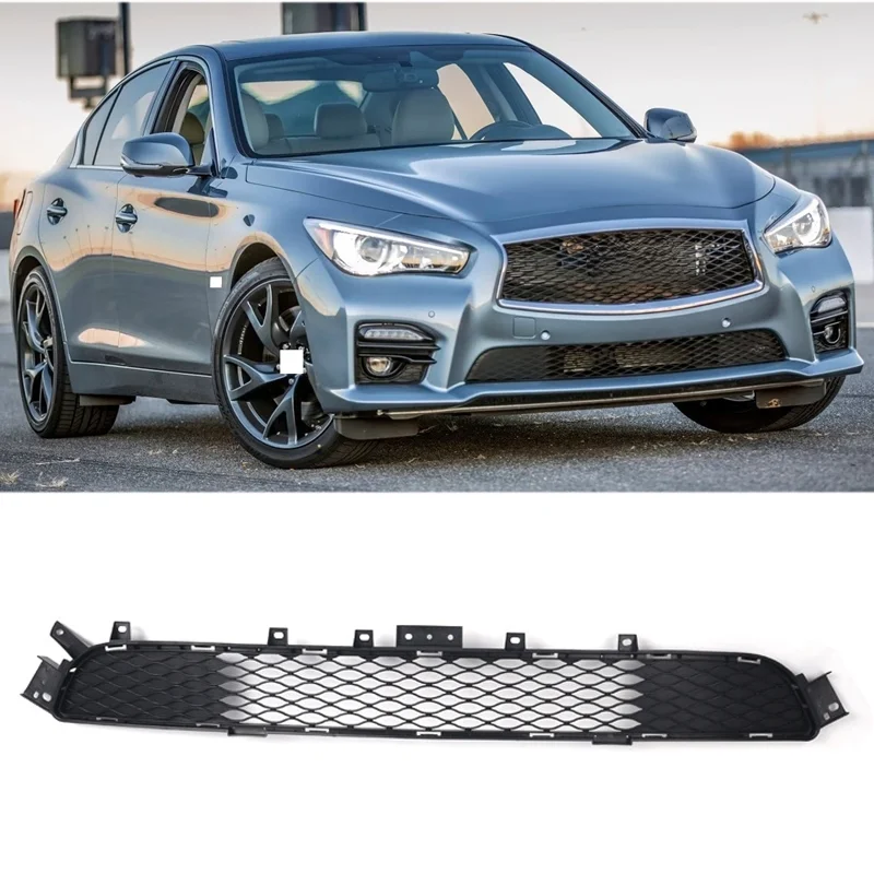 

Front Bumper Racing Grills For Infiniti Q50 Sport 2014 2015 2016 2017 Model Lower Grille Front Bumper Grille Ventilation Net
