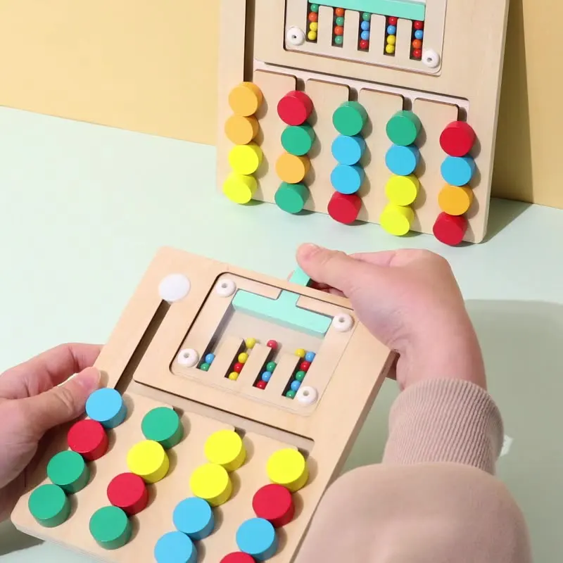 

Rolling Bead Logic Trainer - Montessori Early Education Game