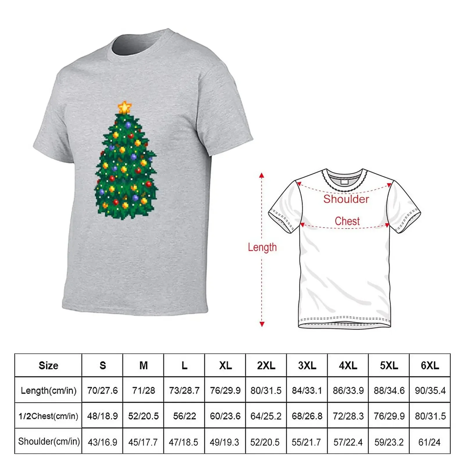 Stardew Valley Christmas Tree T-Shirt blacks new edition mens graphic t-shirts funny